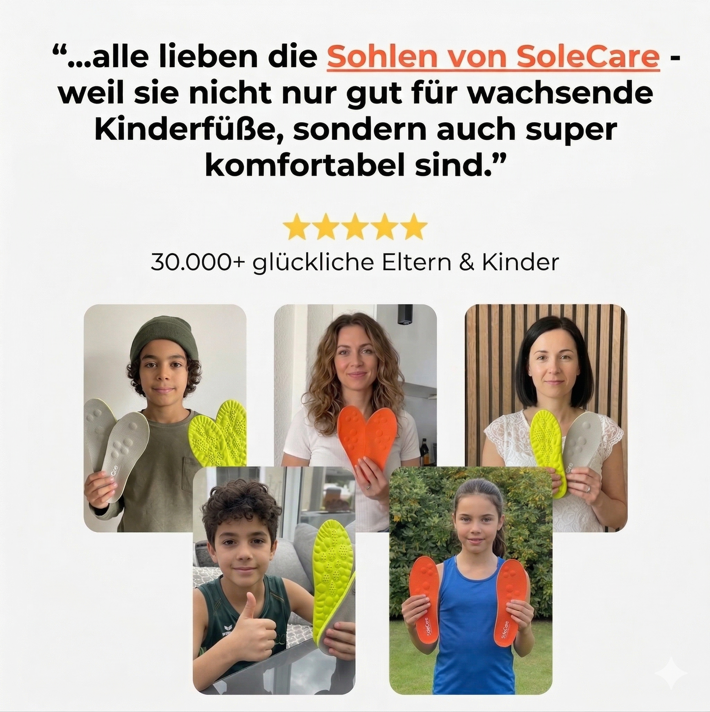 SoleCare - Einlegesohlen für Kinder